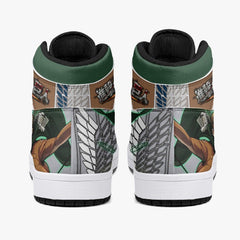 Erwin Smith Shinzou wo Sasageyo Shingeki no Kyojin Mid 1 Basketball Shoes