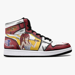 Erza Scarlet Fairy Tail Mid 1 Basketball Shoes