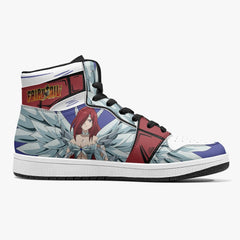 Erza Scarlet Heaven's Wheel Armor Fairy Tail Mid 1 Basketball Shoes