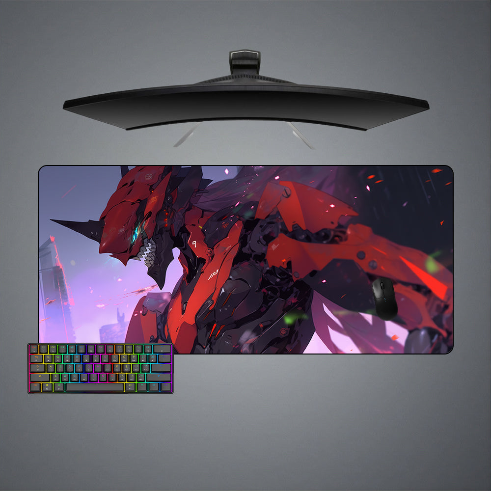 Evangelion Unit 01 Size Gaming Mouse Pad,