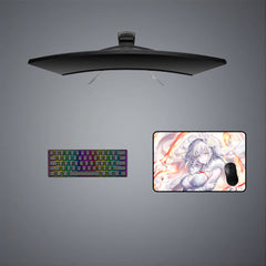 Jeanne d'Arc White Design M-XXL Size Gaming Mouse Pad, Computer Desk Mat