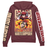 Gaara Naruto Shippuden" Streetwear Zip Hoodie Jacket