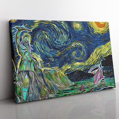 Game of Thrones Starry Night Braavos Canvas Print Wall Art - Nysekai
