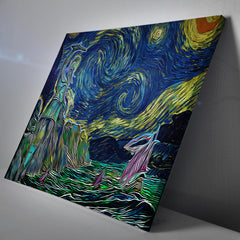 Game of Thrones Starry Night Braavos Canvas Print Wall Art - Nysekai