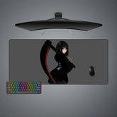 Girl with Scythe Size Gaming Mouse Pad,