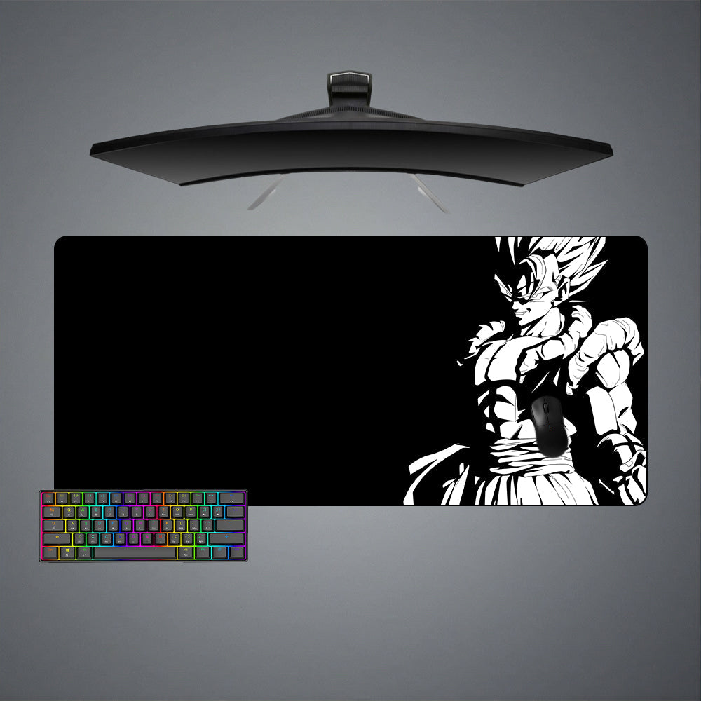Gogeta Black & White Size Gaming Mouse Pad - Nysekai