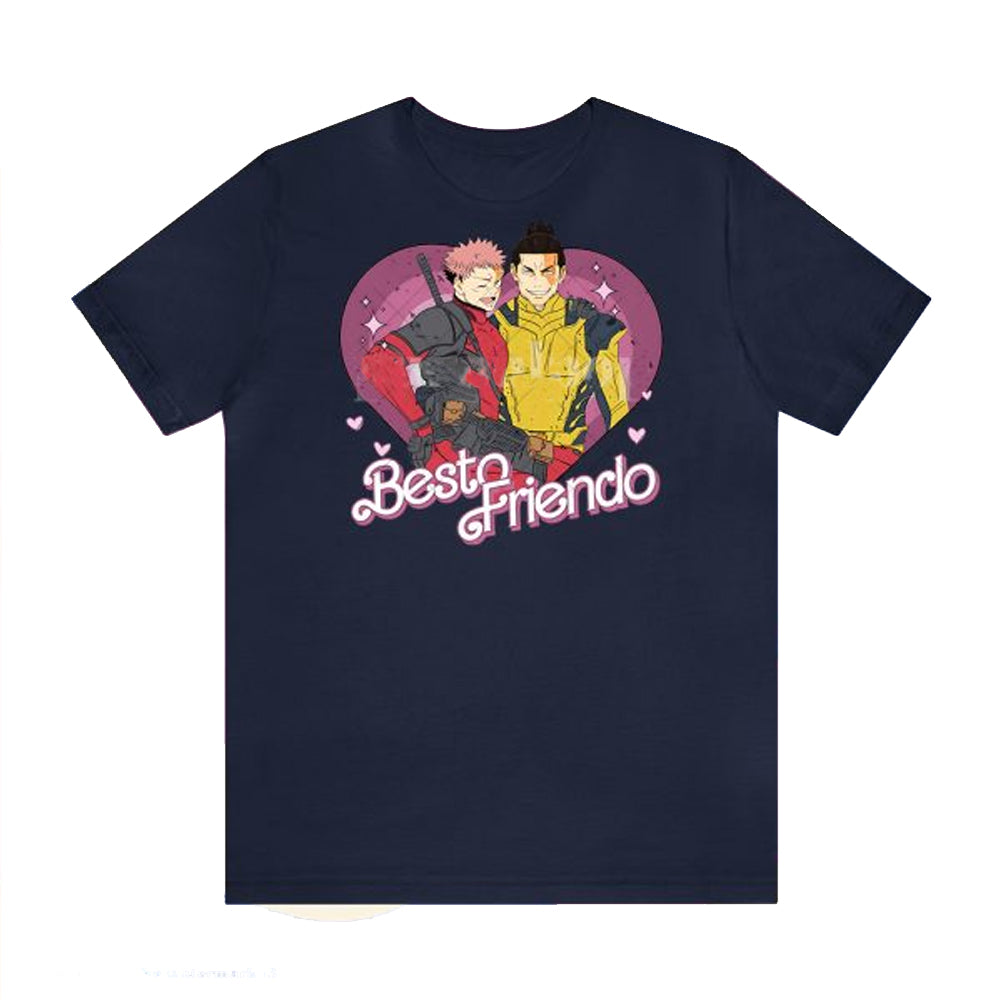 Besto Friendo Yuji Todo Deadpool Wolverine Oversize T Shirt - Nysekai