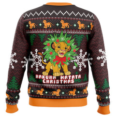 Hakuna Matata Lion King Ugly Christmas Sweater