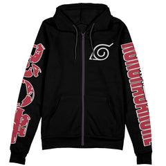 Hashirama Senju Naruto Streetwear Zip Hoodie Jacket