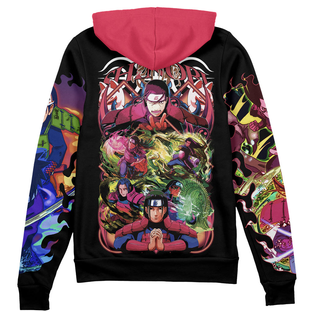 Hashirama Senju V3 Shippuden Streetwear Zip Hoodie Jacket