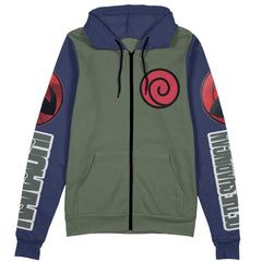 Hatake Kakashi Naruto Shippuden Streetwear Zip Hoodie Jacket
