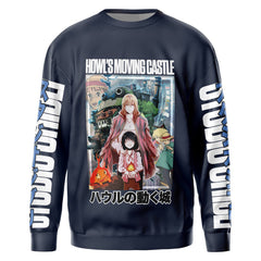 Howl's Moving Castle Studio Ghibli" Streetwear Sweatshirt