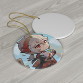 Kazuha Genshin Impact Holiday Ornament | Anime Ornaments