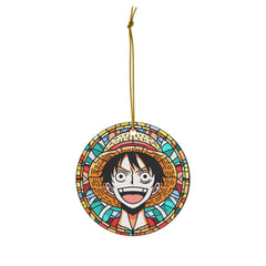 Anime Voyage Pendants: Pirate Captain Stained Suncatcher Ornament | Anime Ornaments