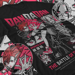 Otakuri "Momo Ayase & Ken Takakura (The Battle of the Occult)" Dandadan Unisex T-Shirt