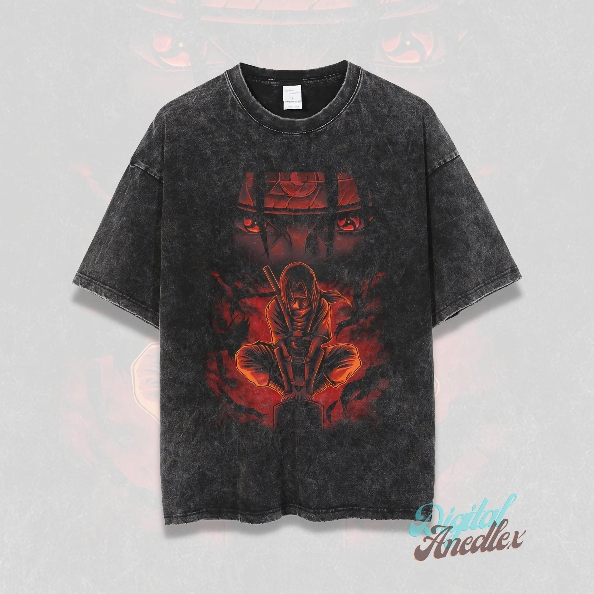 Anime Shirt, Vintage Anime Shirt, Retro Anime Shirt, Graphic Anime Unisex Shirt, Gift for him, Gift for her, Oversize Anime Washed T-shirt