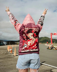 Otakuri "Nezuko (Fox Mask)" Demon Slayer: Kimetsu no Yaiba Streetwear Hoodie