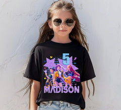 Otakuri "Madison (5th Birthday Stars)" Kpop Demon Hunter Kids T-Shirt