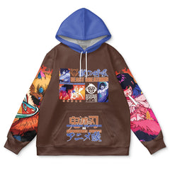 Otakuri "Inosuke Hashibira (Beast Breathing)" Demon Slayer Streetwear Hoodie