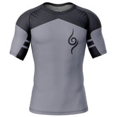 Kakashi Anbu Naruto Short Sleeve Rash Guard Compression Shirt