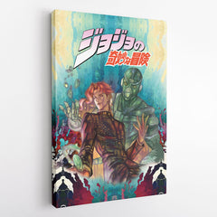 Kakyoin Hierophant Green Jojo's Bizarre Adventure Canvas Print Wall Art - Nysekai