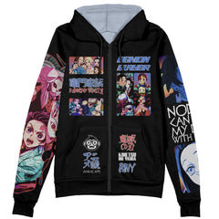 Kamado Story Demon Slayer Streetwear Zip Hoodie Jacket
