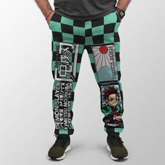 Kamado Tanjiro Haori Demon Slayer Streetwear Sweatpants