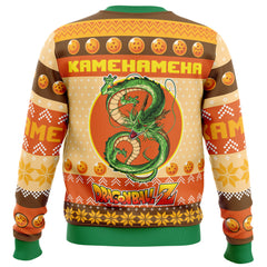 Kamehameha Shenron Shen Long Dragon Ball Z Ugly Christmas Sweater