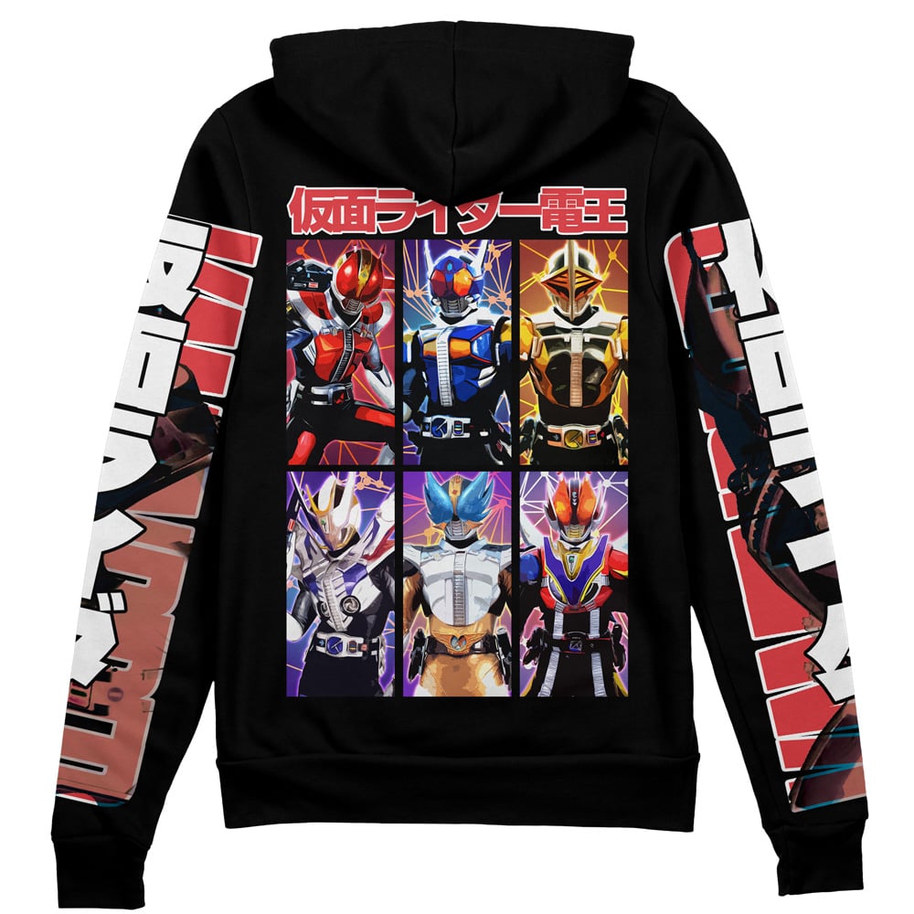 Kamen Rider Den-O" Streetwear Zip Hoodie Jacket