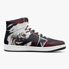 Ken Kaneki Tokyo Ghoul Mid 1 Basketball Shoes