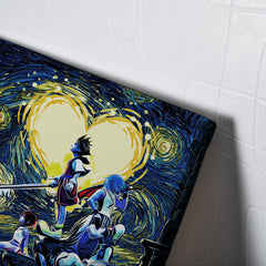Kingdom Hearts Starry Night Canvas Print Wall Art - Nysekai