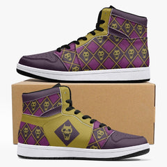 Kira Killer Queen Jojo's Bizarre Adventure Mid 1 Basketball Shoes