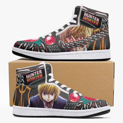 Kurapika Black Suit Hunter X Hunter Mid 1 Basketball Shoes