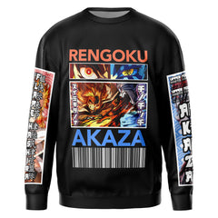Kyojuro Rengoku vs Akaza Demon Slayer" Streetwear Sweatshirt