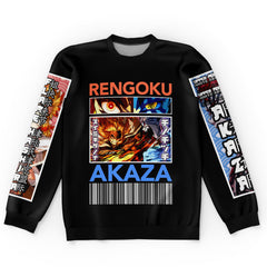 Kyojuro Rengoku vs Akaza Demon Slayer Streetwear Sweatshirt