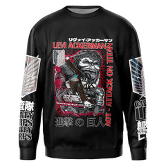 Levi Ackerman x Beast Titan Attack on Titan" Streetwear Sweatshirt