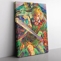 Link Legend of Zelda Canvas Print Wall Art - Nysekai