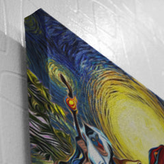 Lion King Starry Night Canvas Print Wall Art - Nysekai