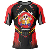 Master Roshi Dragon Ball Z Short Sleeve Rash Guard Compression Shirt