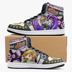 Meliodas Seven Deadly Sins Mid 1 Basketball Shoes