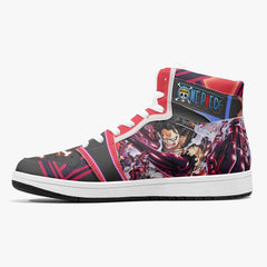 Monkey D. Luffy Gear 4th Snake Man One Piece Mid 1 Basketball Shoes