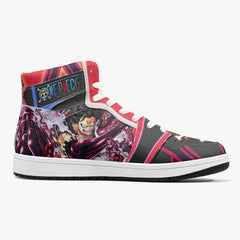 Monkey D. Luffy Gear 4th Snake Man One Piece Mid 1 Basketball Shoes