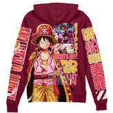 Monkey D. Luffy V3 One Piece" Streetwear Zip Hoodie Jacket