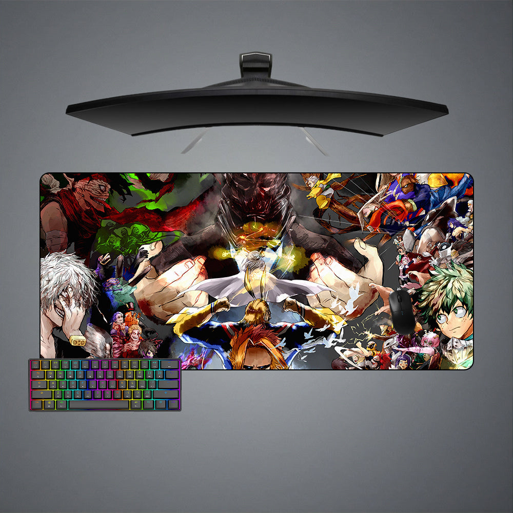 My Hero Academia Characters Size Gaming Mouse Pad,
