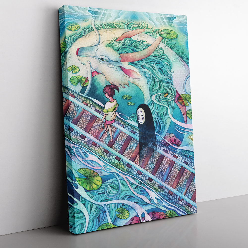 Mythical Spirited Away Studio Ghibli Canvas Print Wall Art - Nysekai
