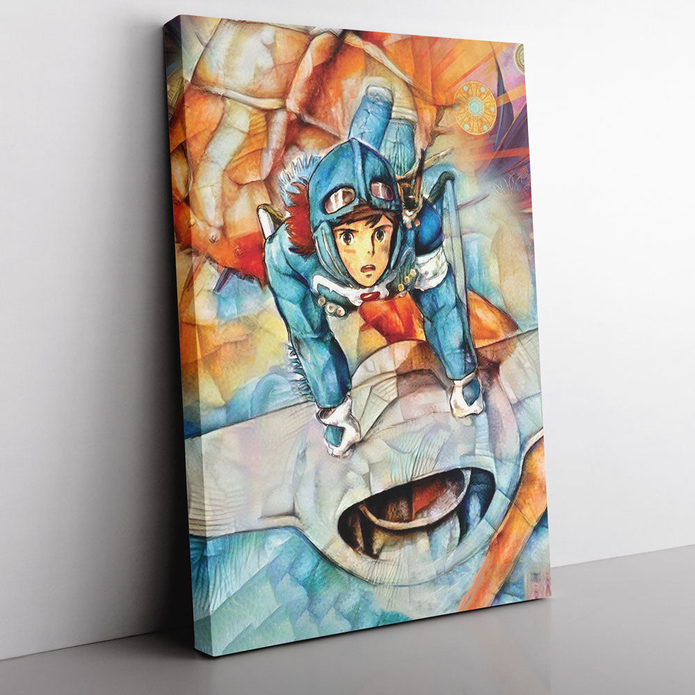 Nausicaa of the Valley of the Wind Studio Ghibli Canvas Print Wall Art - Nysekai