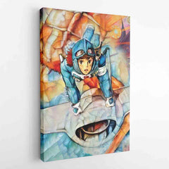 Nausicaa of the Valley of the Wind Studio Ghibli Canvas Print Wall Art - Nysekai