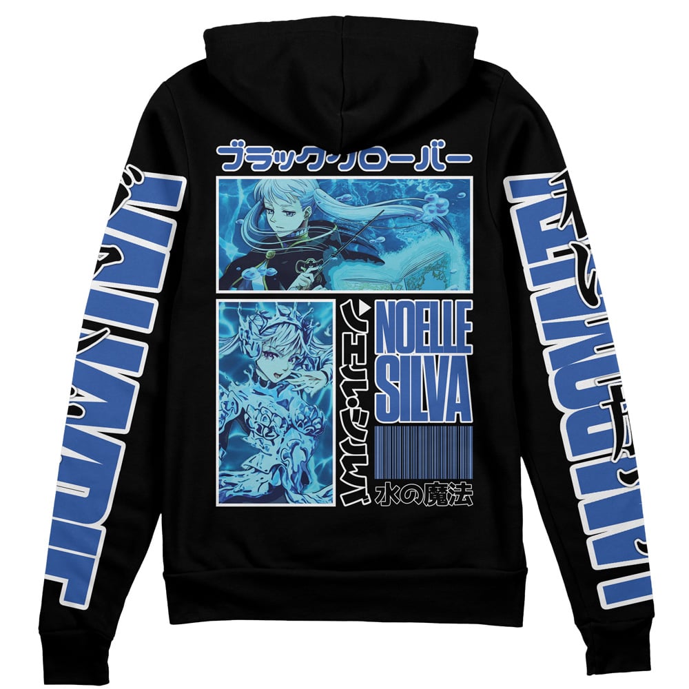Noelle Silva Black Clover" Streetwear Zip Hoodie Jacket