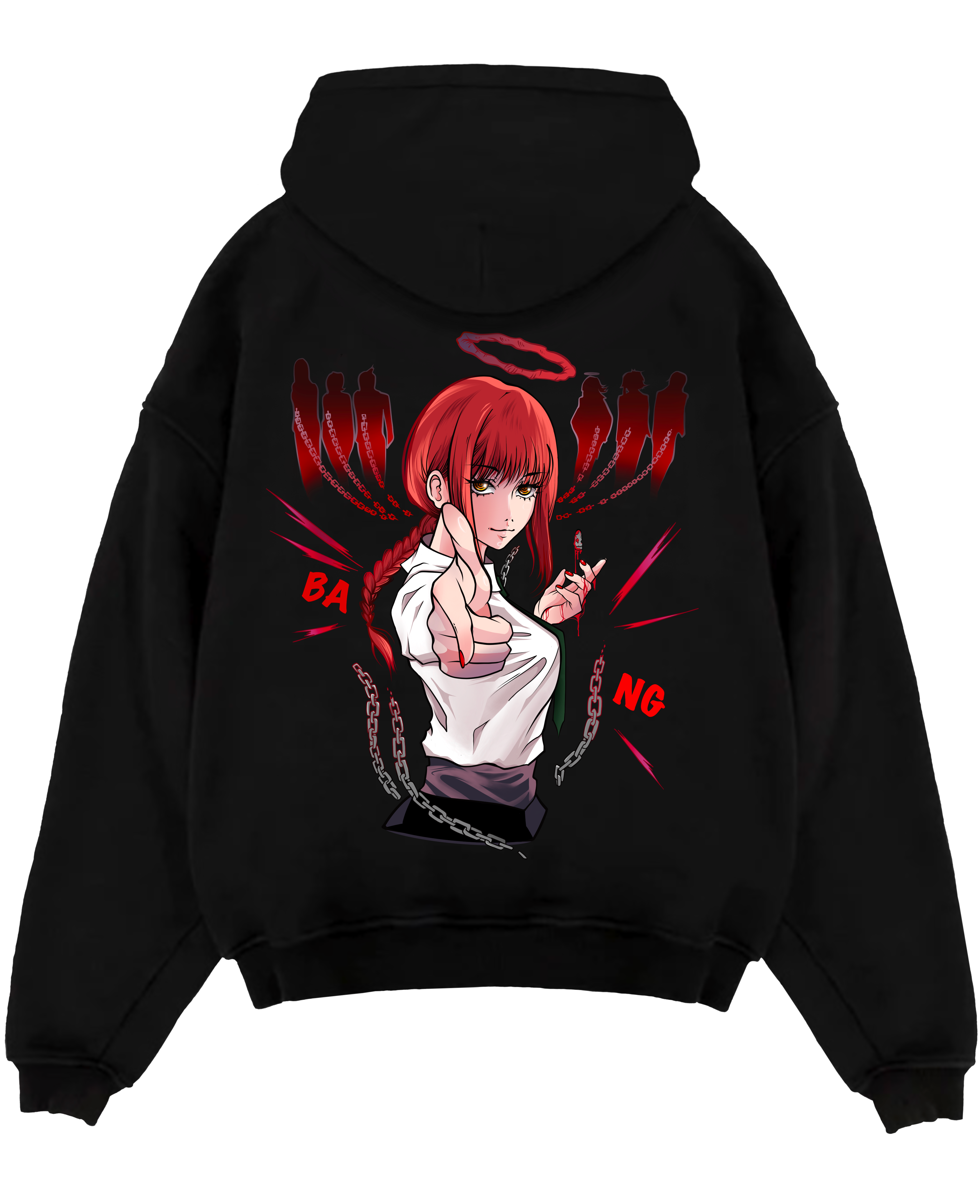 Makima X Bang - Chainsaw Man Hoodie