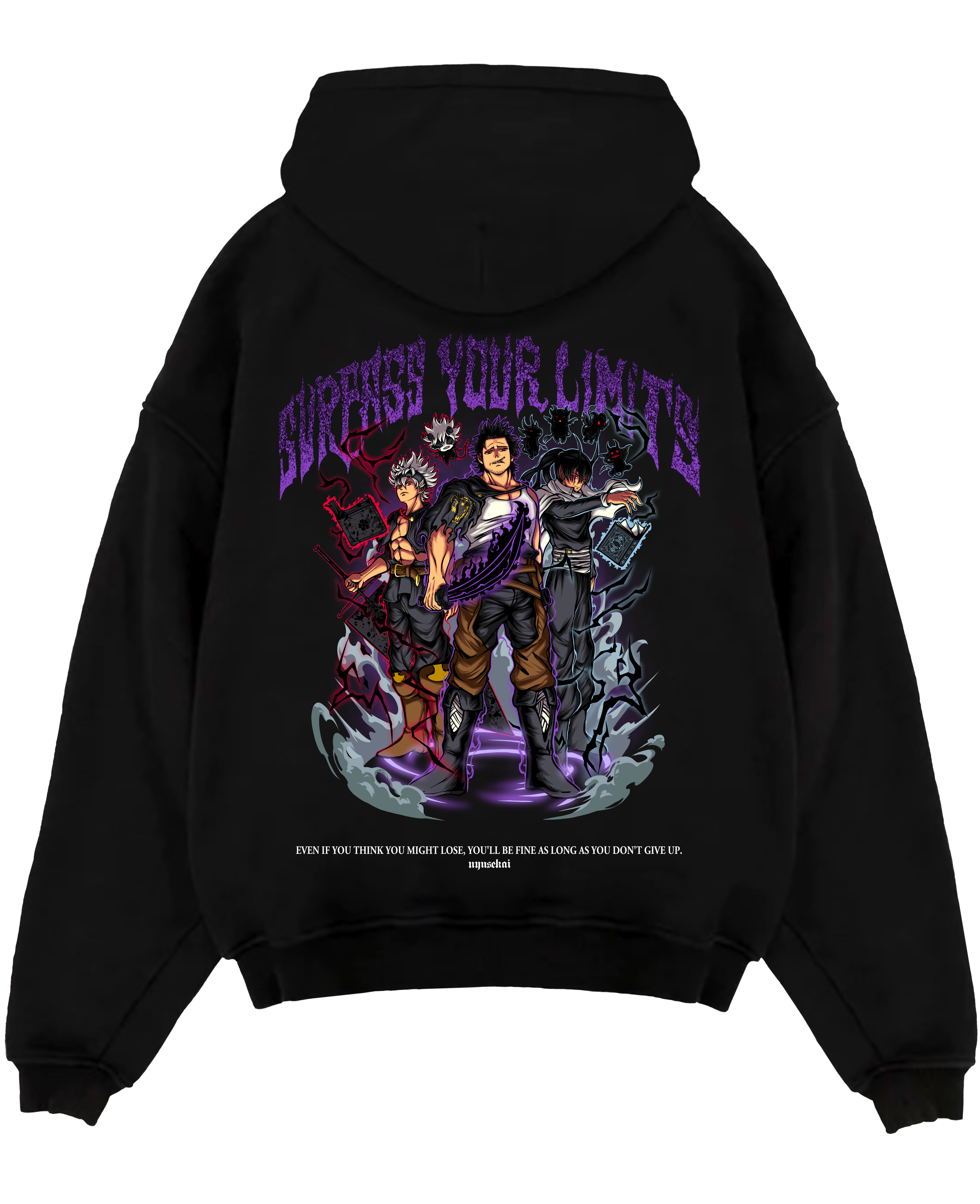 Yami X Asta X Nacht - Black Clover Hoodie